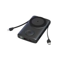 EccoTech 10.000 Mah Wireless Magsafe Stand Özellikli 2in1 15W Powerbank - ( içten kablolu)